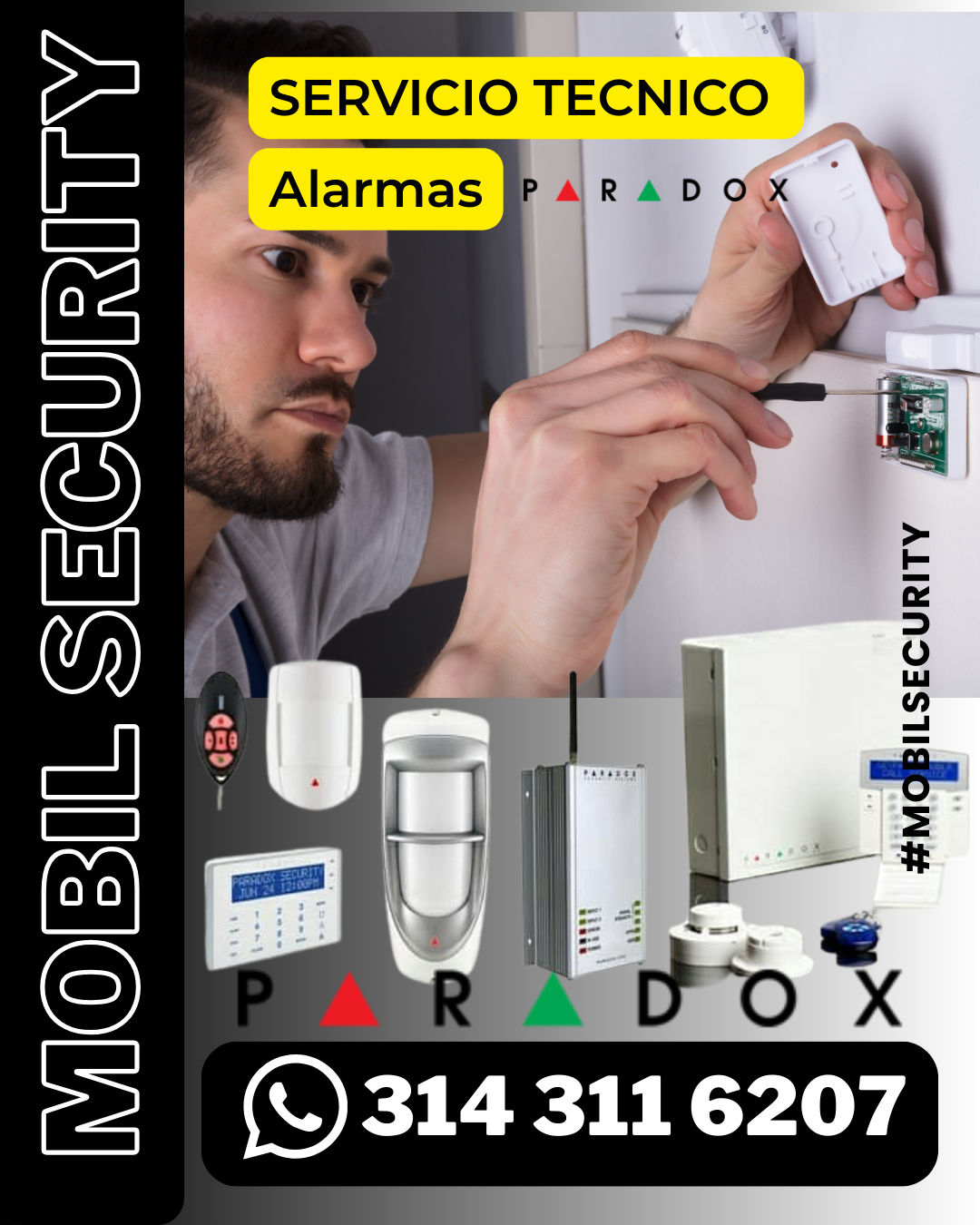 Servicio Técnico Alarmas Paradox en Bogotá | Programación y Reparación