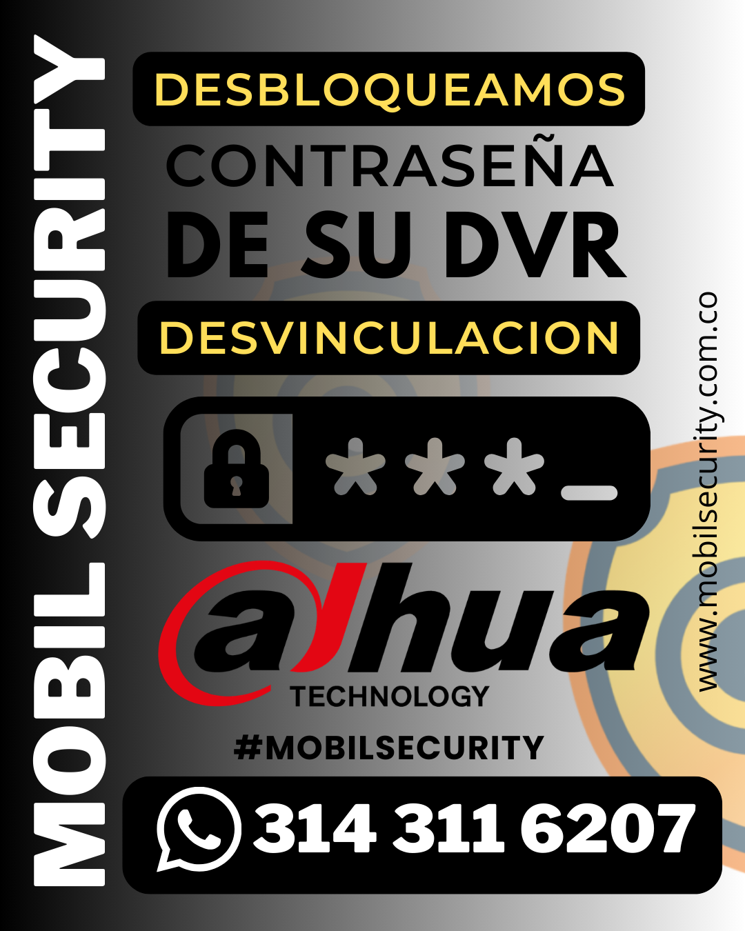 Desbloqueo DVR Dahua en Bogotá | Recuperación de Contraseña
