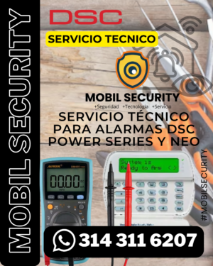 Servicio técnico de Alarmas DSC en Bogota