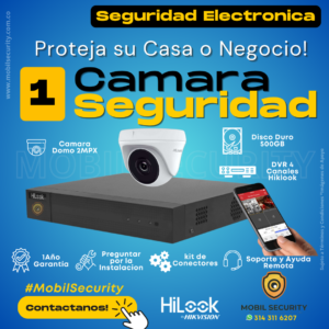 Cámaras de Seguridad Hiklook, Kit Dvr 4- Camara Segurida 1