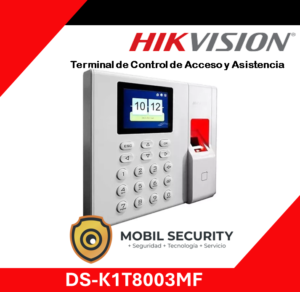 Control de Acceso y Asistencia compatible con APP Hik-Connect (P2P) / Lectura de Huella y de Tarjetas Mifare