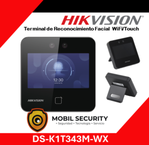 Terminal WiFi/Touch de Reconocimiento Facial Ultra Rápido para ASISTENCIA y Control de ACCESO / 1500 Rostros y 3,000 tarjetas / Lee códigos QR / Videoportero / Detección de Cubrebocas