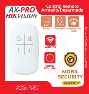 Control Remoto para Armado y Desarmado / Teclas con Funciones Programables (Pánico Audible o Silencioso, Silenciar Alarma, Alarma Médica, Automatización, etc)