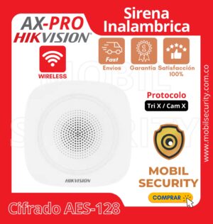 Sirena Inalámbrica Interior / 110 dB Hikvision