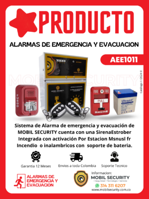 Sistema de Alarma de Emergencia 🚨 [MOBIL SECURITY] 🚨 Simulacro de Evacuacion
