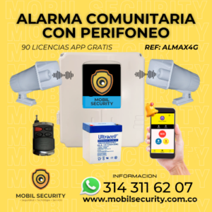 Alarmas Comunitarias Colombia  Kit Sistema de Alarmas Vecinal 500 Usuarios 99Licencia App Gratis
