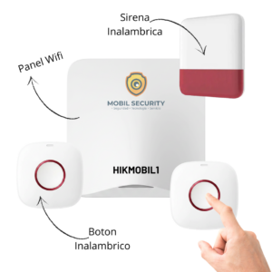 SISTEMA DE ALARMA DE EMERGENCIA INALAMBRICA CON APP MOVIL GRATIS