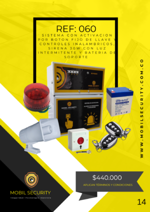 Alarmas de emergencia y evacuación- MOBIL SECURITY-