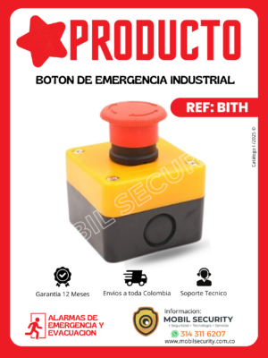 BOTON DE EMERGENCIA INDUSTRIAL