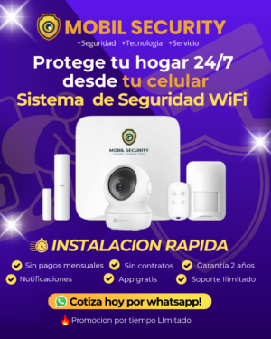 alarma de inalámbrica hikvision con cámara de seguridad Bogotá